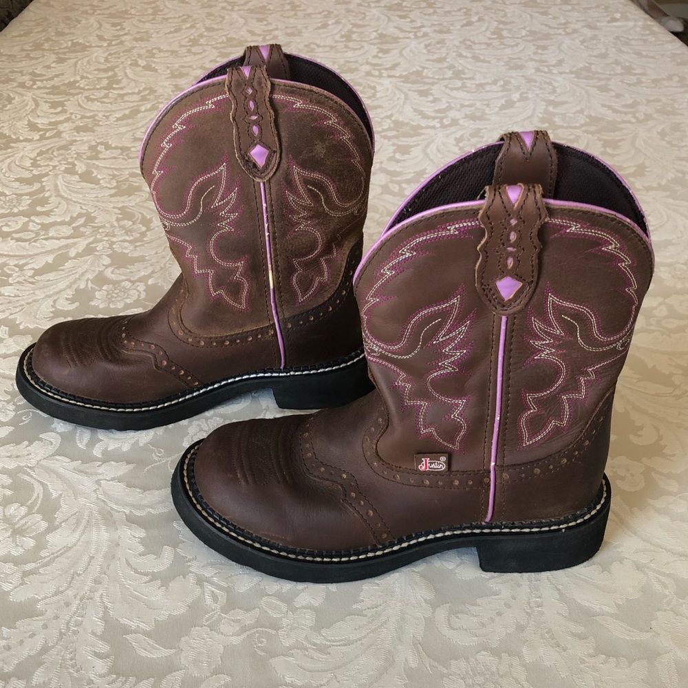 Justin Gypsy Western Cowgirl Boots 6.5